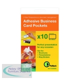 Pelltech Business Card Holder Side Opening 60x95mm (Pack of 10) PLH 25510