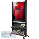 Fast Paper Poster Frame Literature Display Black FSPP101