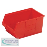 Barton TC5 Small Parts Container Semi-Open Front Red 12.8 Litre 200x355x175mm Pack of 10 010052