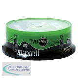 Maxell DVD+RW 4.7GB 4X Spindle Pack of 25 275894.40.TW