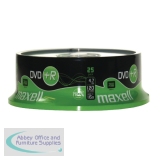 Maxell DVD+R 4.7GB 16X Spindle Pack of 25 275525.40.IN