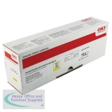 Oki C5250 Toner Cartridge High Yield Yellow 42127454
