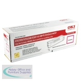 Oki C5250 Toner Cartridge High Yield Magenta 42127455