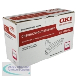 Oki C5800/C5900 Image Drum Magenta 43381722