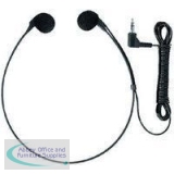 Olympus E-102 Headphones for Transcriber Black 057717