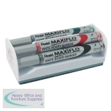 Pentel Maxiflo Whiteboard Marker Fine Bullet Tip Assorted Wallet of 4 MWL5S/MAG/4-M
