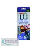 Pentel Liquid Chalk Marker White (Pack of 4) SMW26/4
