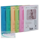 Pentel Recycology Display Book A4 Clear 20-Pocket Assorted