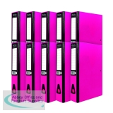 Pukka Brights Box File Foolscap Pink (10 Pack) BR-7780