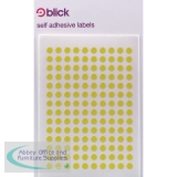 Blick Label Bag 5mm Yellow Pack of 980 RS001553