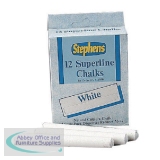 Stephens Chalk White Sticks Hanging Pack of 12 RS544043