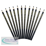 West Design Black Chinagraph Marking Pencil (12 Pack) RS525653