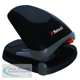 Rexel Easy Touch Hole Punch 30 Sheet Capacity Black/Grey 2102575
