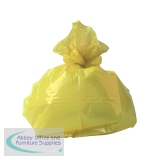 Polymax Refuse Sack 100gm Yellow Pack of 200 0863