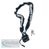 Master Lock 90cm x8mm Chain with 40mm Padlock 40049
