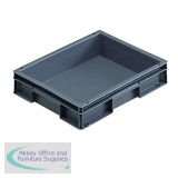 Plastic Stacking Container Grey 307455