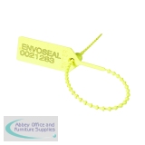 Security Seal Pull Tight 149mm Numbered Yellow (Pack of 1000) 323473