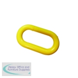 Barrier System Split Connector Links 10mm Pack of 10 Yellow 326020