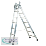 Transformable Aluminium Ladder 2443/010 329052