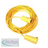Cable Lead Set 14 Metre 16 Amp 110V 1.5mm Yellow 349793