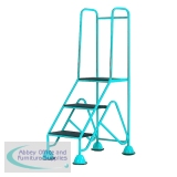 Easy Glide Mobile 3 Step Full Handrail Blue 359253