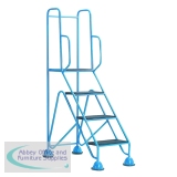 Easy Glide Mobile 4 Step Full Handrail Blue 359257
