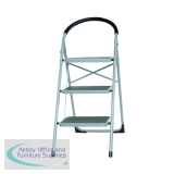 Step Ladder 3-Tread Grey/Blue 359294