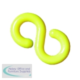 Connecting Links 6mm S Hook Pack of 10 Yellow 360080