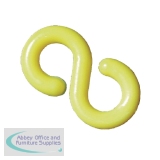 Barrier System S-Hooks Pack of 10 Yellow 371444
