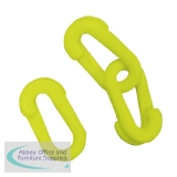 Connecting Links 6mm Joint Pack of 10 Yellow 371446