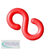 Connecting Links 6mm S Hook Pack of 10 Red 371451