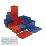 Jumbo Storemaster Crate/Lid Blue 374344