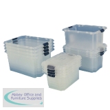 Small Storemaster 14 Litre Crate/Lid Clear 377850