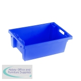 Solid Slide Stack/Nesting Container 600x400x200mm Blue 382960