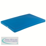Poly Lid for SCT1 Truck/SSB Bin Blue 326065
