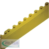 All-Purpose Anti-Fatigue Modular Mat Male Bevel Yellow 312411