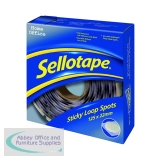 Sellotape Sticky Loop Spots 22m (125 Pack) 1445181