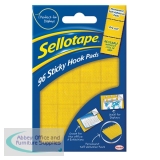 Sellotape Sticky Hook Pads Pack of 96 4543 504050