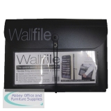 Cathedral 7-Pocket Wall File Black EXPWALBK