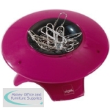 Sigel Eye Style Paperclip Dispenser Berry SA151