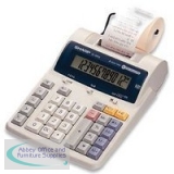 Sharp Printing Calculator 12-digit Euro EL1801E