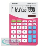 Sharp Desktop Calculator with Tax Conversion Function Pink ELM-332BPK