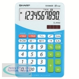 Sharp Desktop Calculator with Tax Conversion Function Blue ELM-332BPL