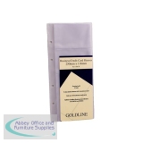 Goldline Business Card Refill Clear Pack of 5 GBC/R