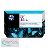 Hewlett Packard No80 Inkjet Cartridge 350ml Magenta C4847A