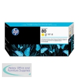 Hewlett Packard No80 Print Head Cleaner Yellow C4823A