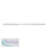 Durable Slide Binders A4 Capacity 6mm White Ref 3052/02 [Pack 100]