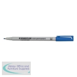 Staedtler Lumocolor Medium Tip Water Soluble Pen Blue 315-3