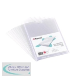 Rexel Nyrex Card Holder 3.75x2.5 inches Clear Open Top Pack of 25 PGC321 12010