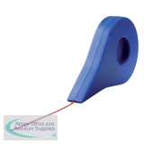 Nobo Adhesive Gridding Tape Red 3mmx10m Ref 1901121